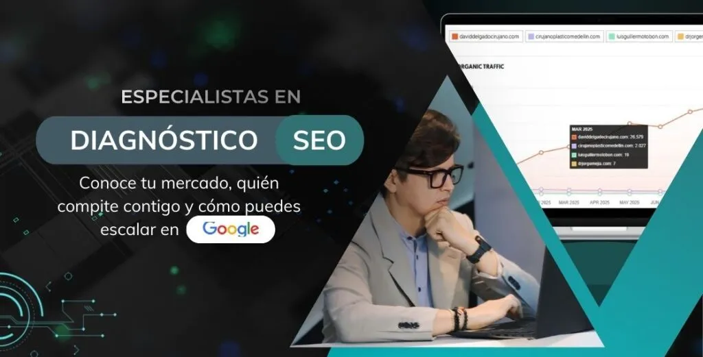 Diagnóstico SEO - Análisis de Competidores en Google - Posicionamiento SEO en Google - Diagnóstico web en Medellín