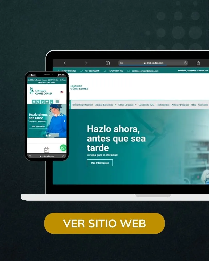 Páginas web médicos - Agencia de Marketing Médico en Colombia - Dr. Obesidad