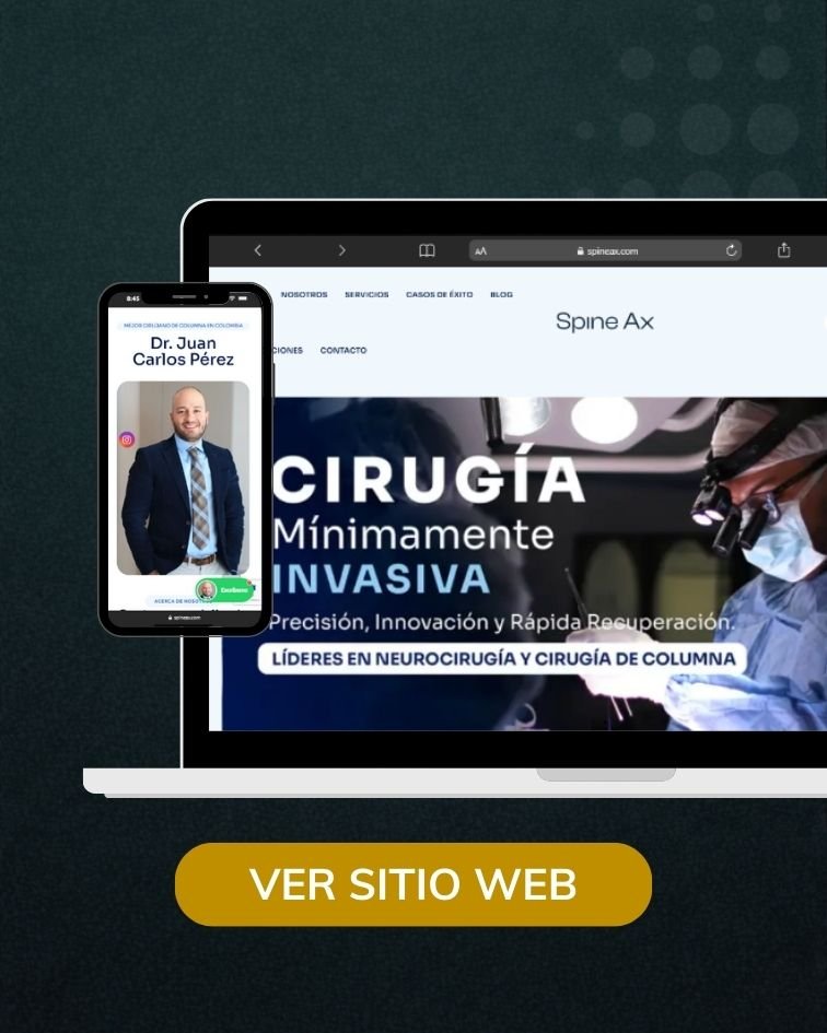 Páginas web para médicos - Agencia de Marketing Médico en Colombia - Spineax