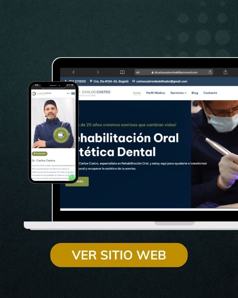 Sitios web para clínicas - Agencia de Marketing Médico en Colombia - Dr. Carlos Castro