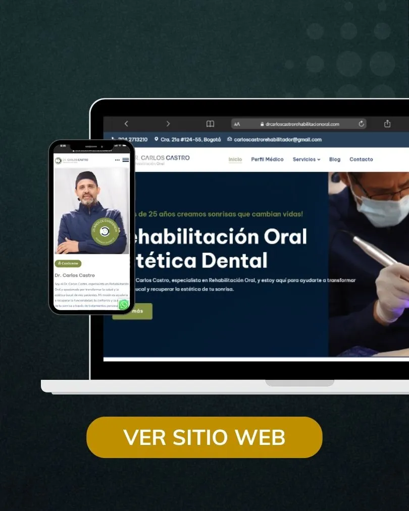 Sitios web para clínicas - Agencia de Marketing Médico en Colombia - Dr. Carlos Castro