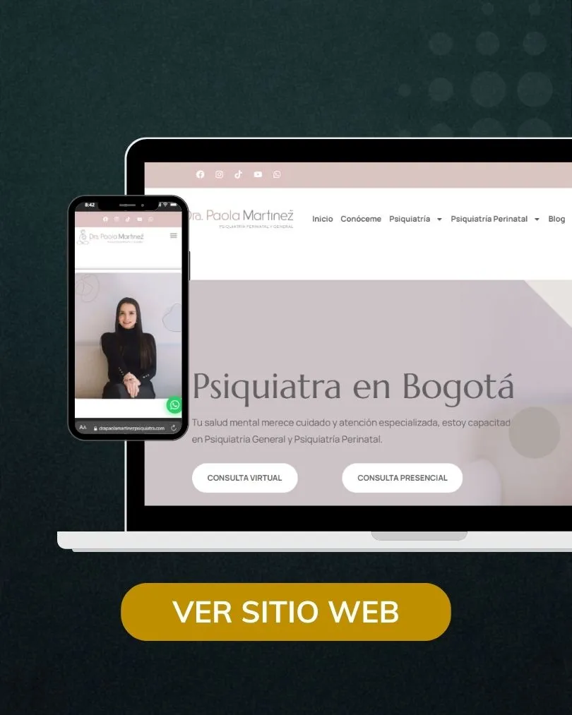 Sitios web para médicos - Agencia de Marketing Médico en Colombia - Dra. Paola Sánchez