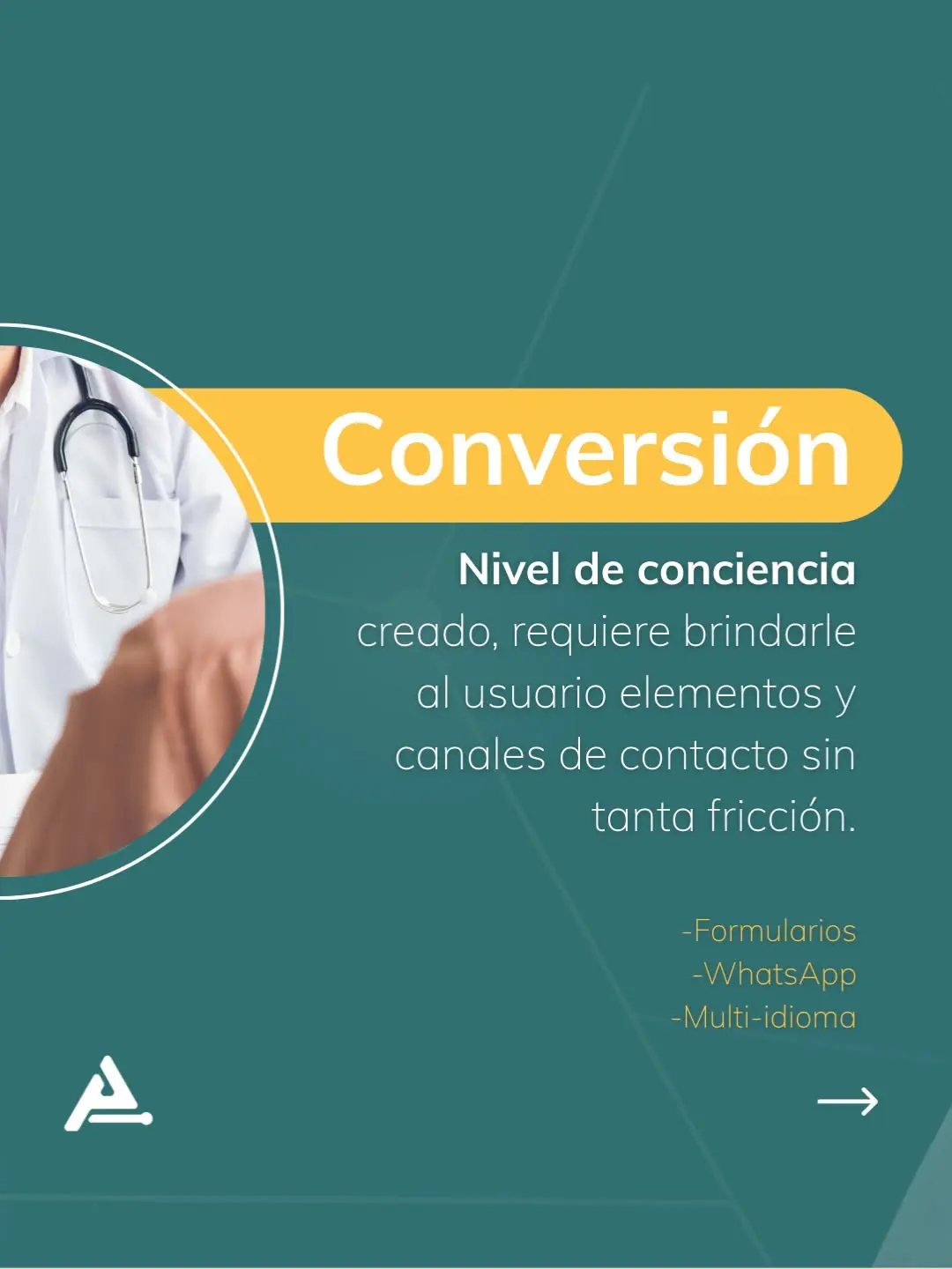 Mensaje publicitario médico: claridad y diferenciación frente al competidor