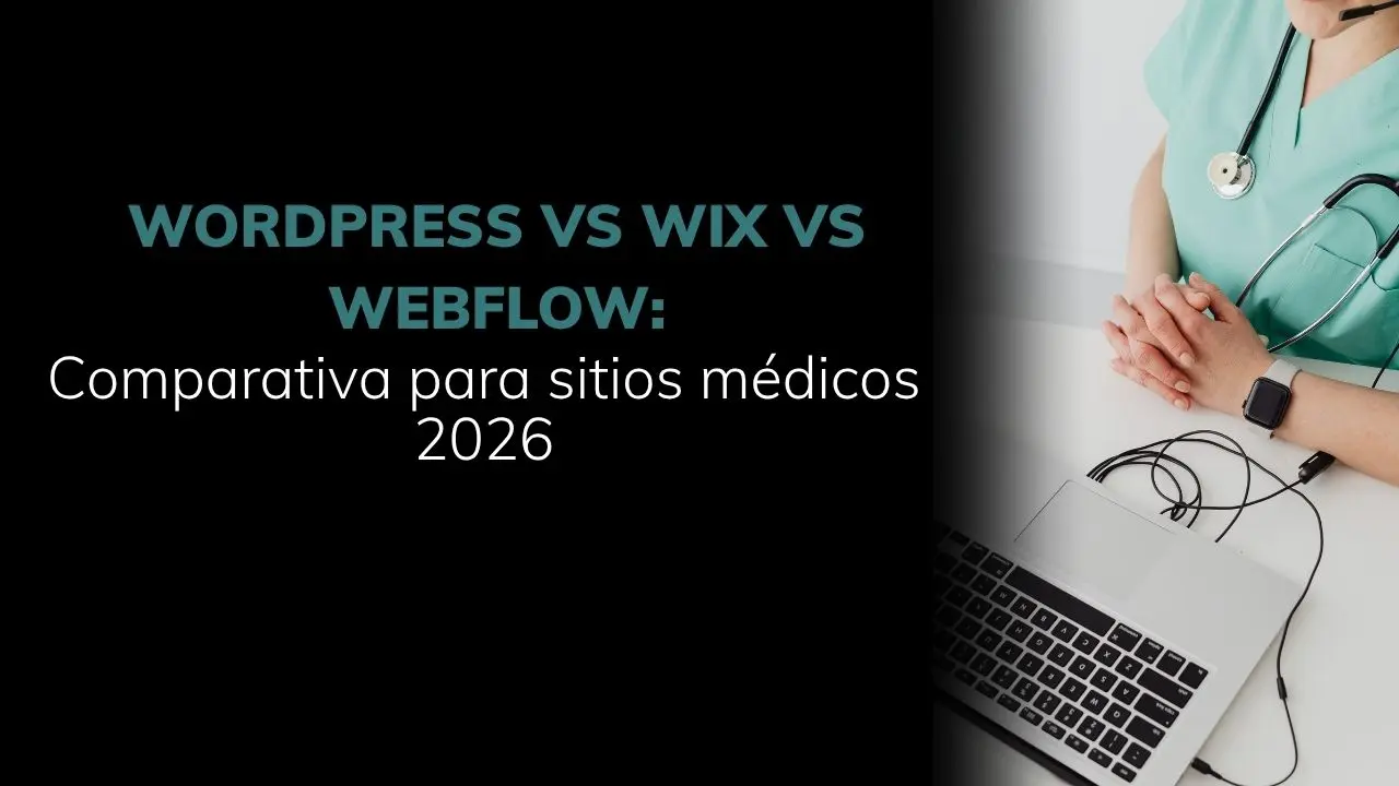 WordPress vs Wix vs Webflow para médicos - Amedik 2