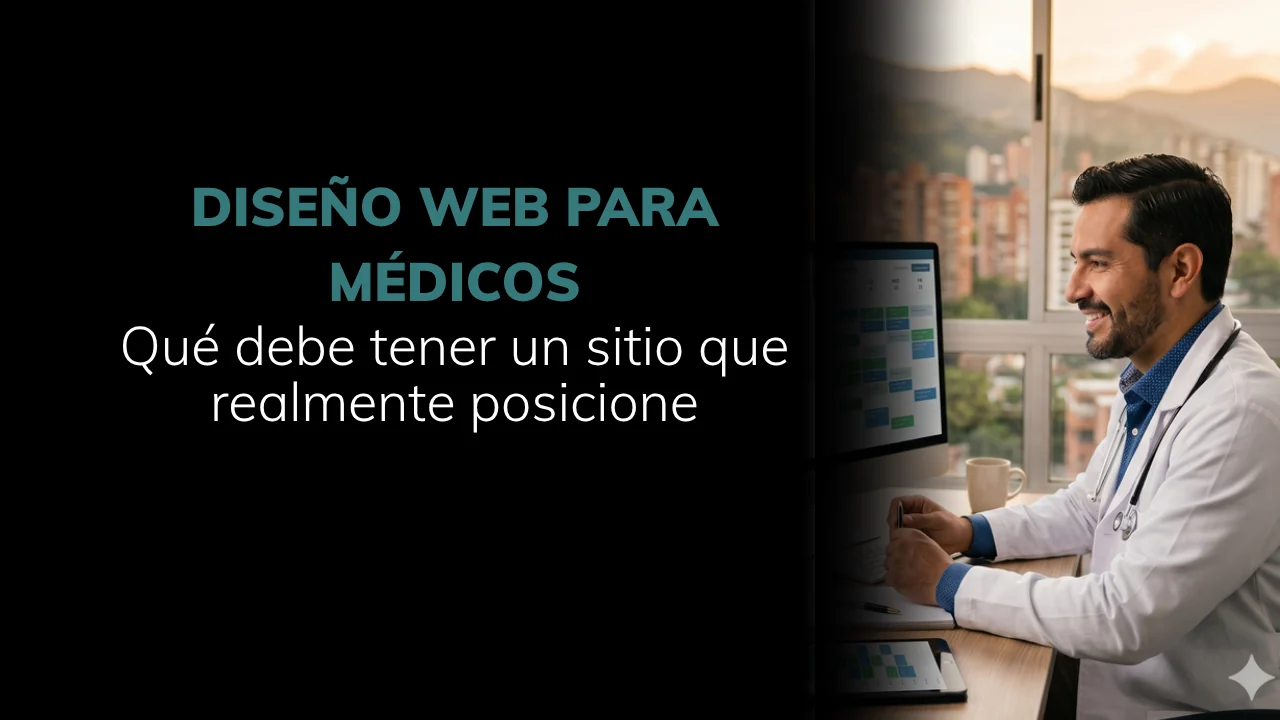 Diseño web para médicos: qué debe tener un sitio que realmente posicione — Amedik