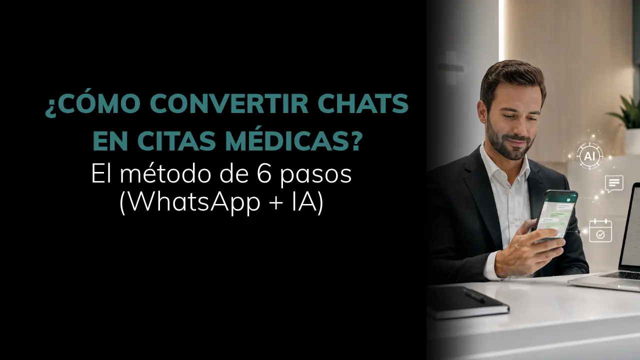 Cómo convertir chats en citas médicas el método de 6 pasos WhatsApp + IA - Amedik
