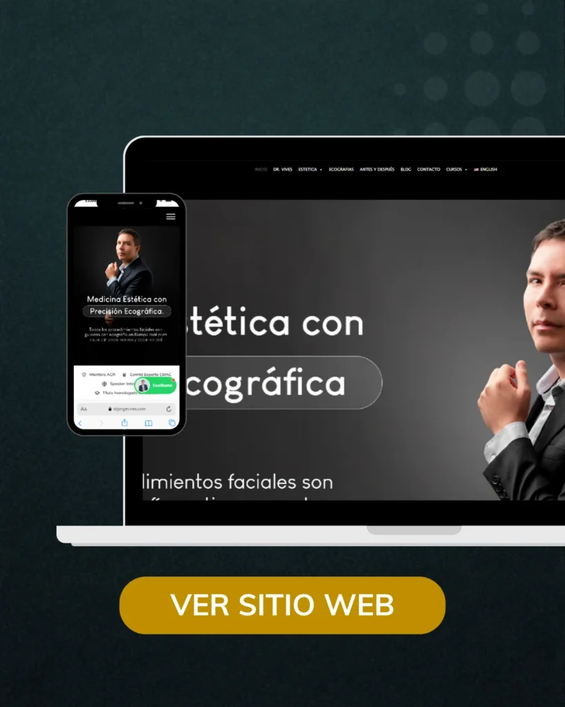Jorge Vives estética - pagina web - Amedik