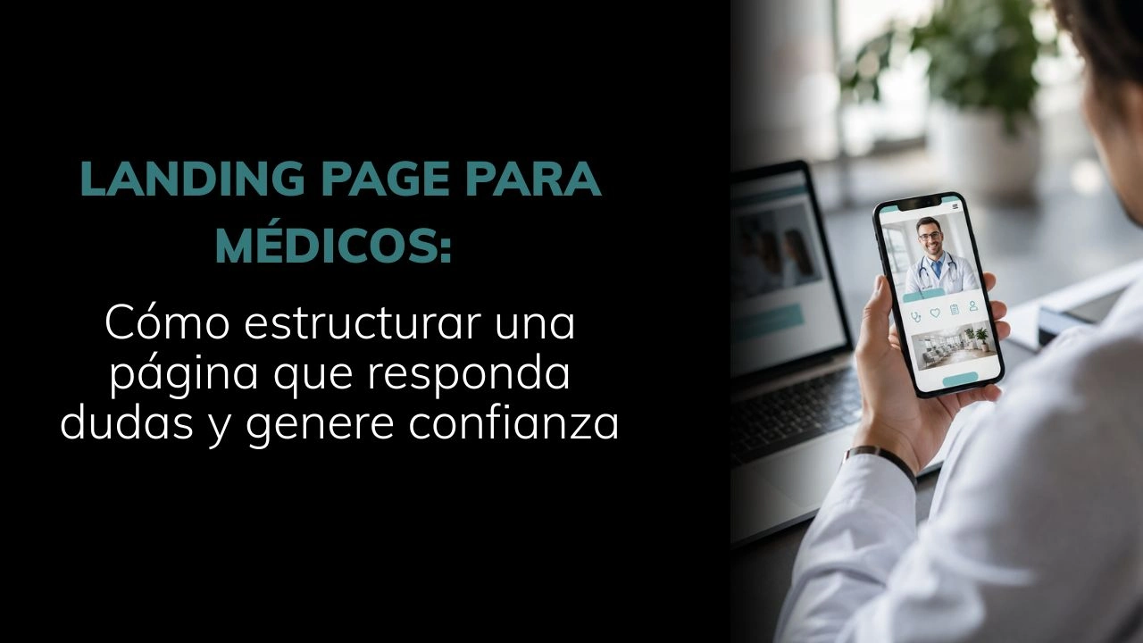 Landing page para médicos cómo estructurar una página que responda dudas y genere confianza - Amedik